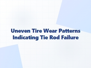 Identifying Tie Rod Failure Through Tire Wear Patterns
