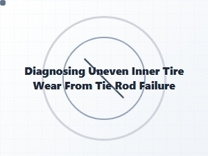 Diagnosing Uneven Tire Wear From Tie Rod Failure